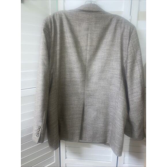 Men’s Brown Stafford Soft Tweed Blazer Jacket Sport Suit Coat Lined 42 R USA - Picture 10 of 10